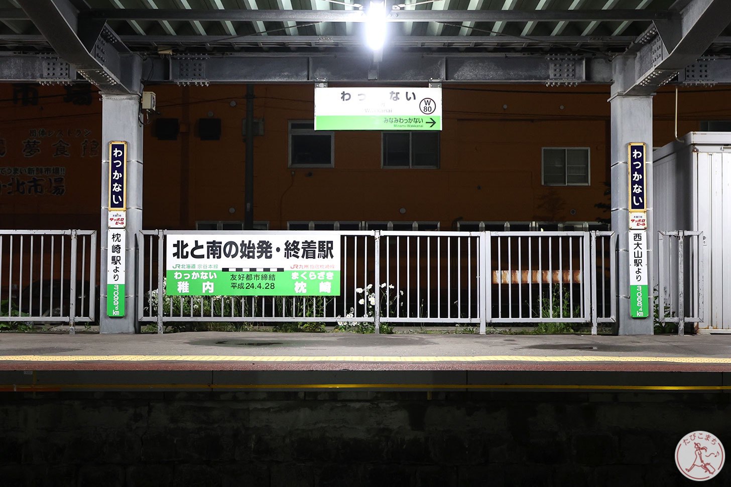 北と南の始発・終着駅