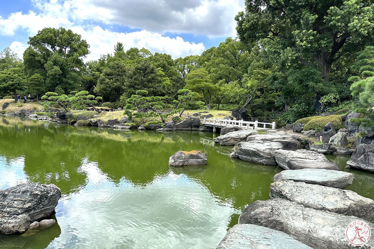 清澄庭園の遊歩道