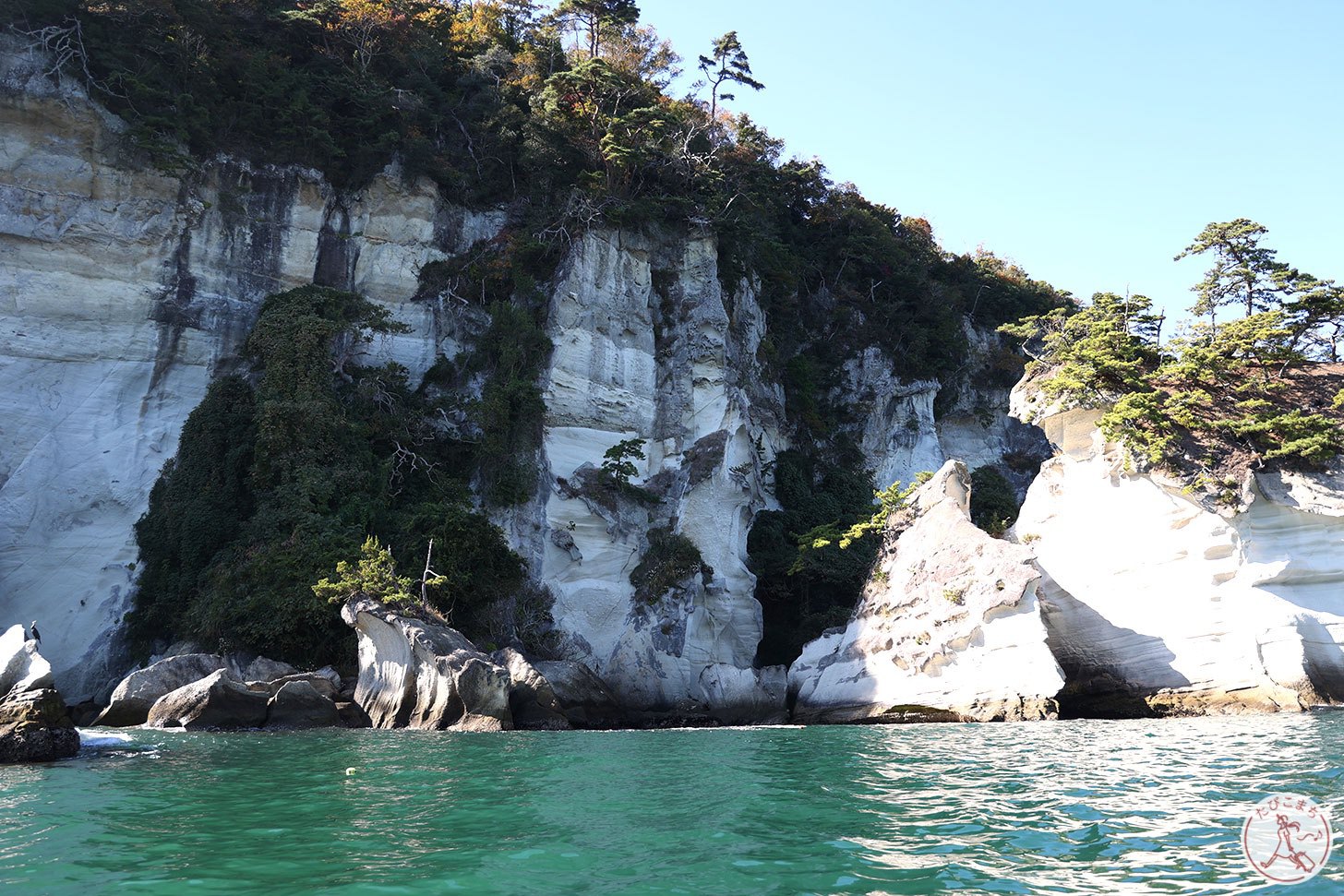 嵯峨渓の奇岩連