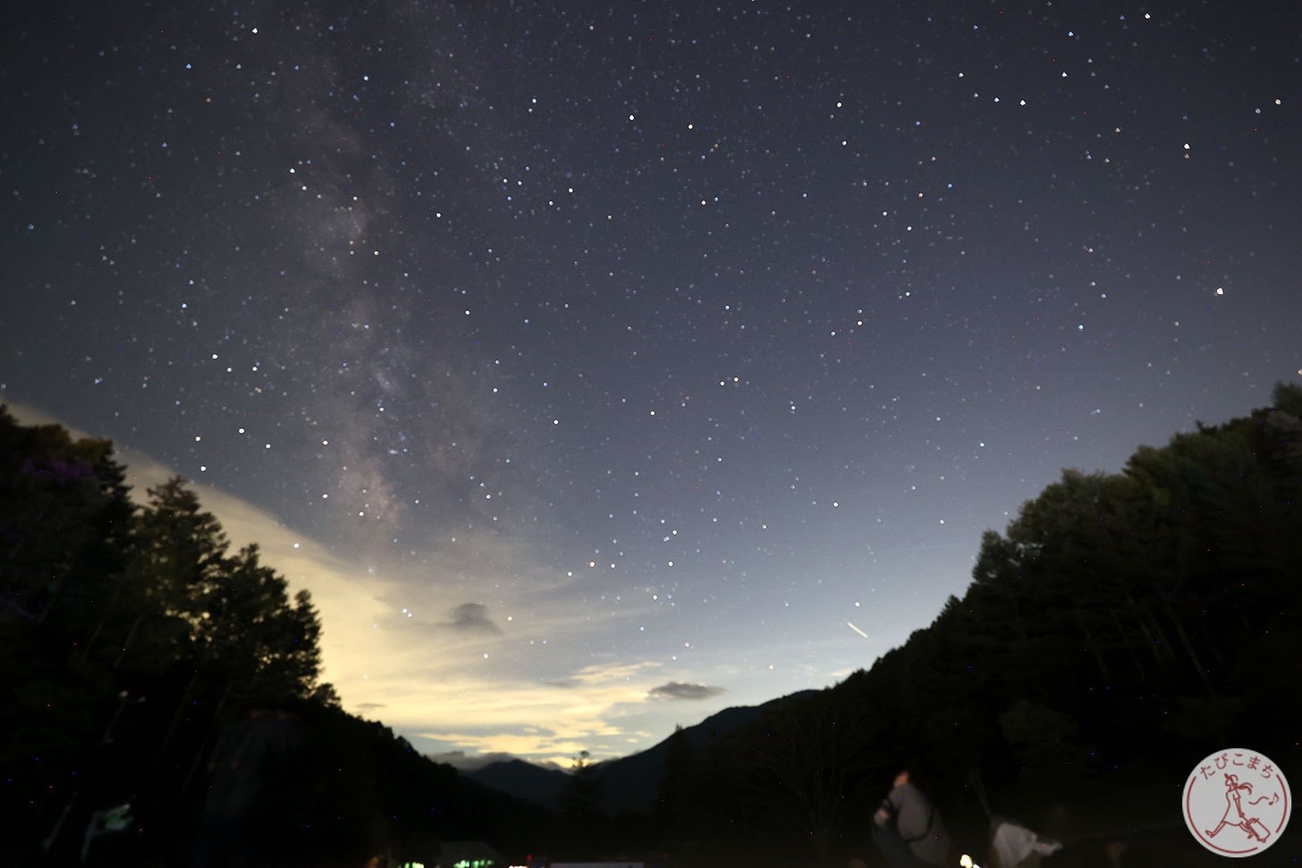 ヘブンスそのはら山頂から見た満天の星空