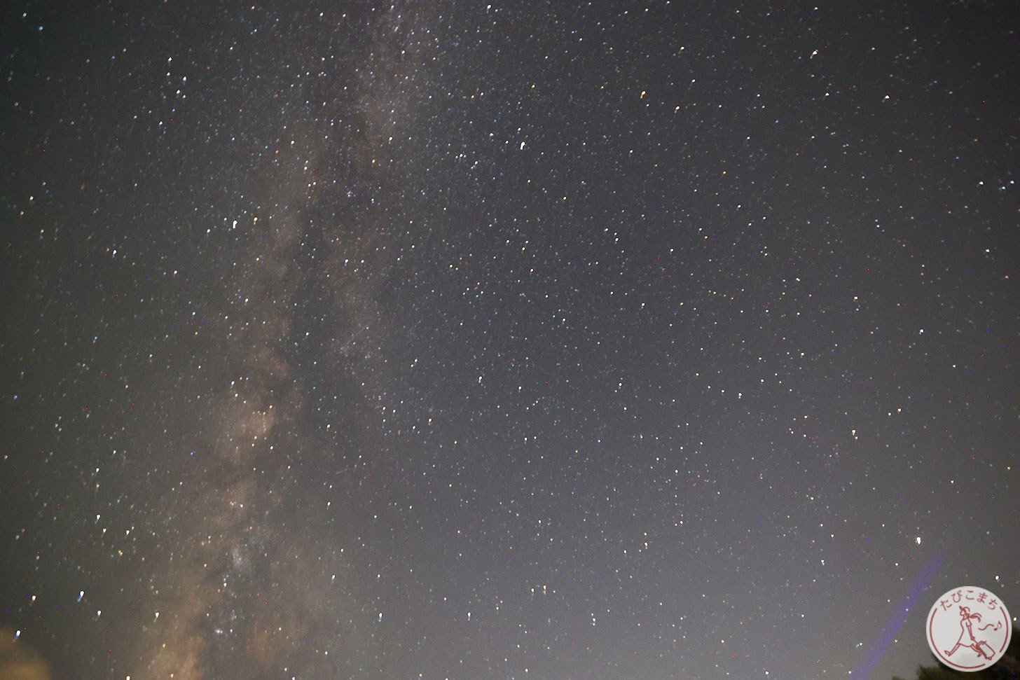 ヘブンスそのはら山頂から見た満天の星空