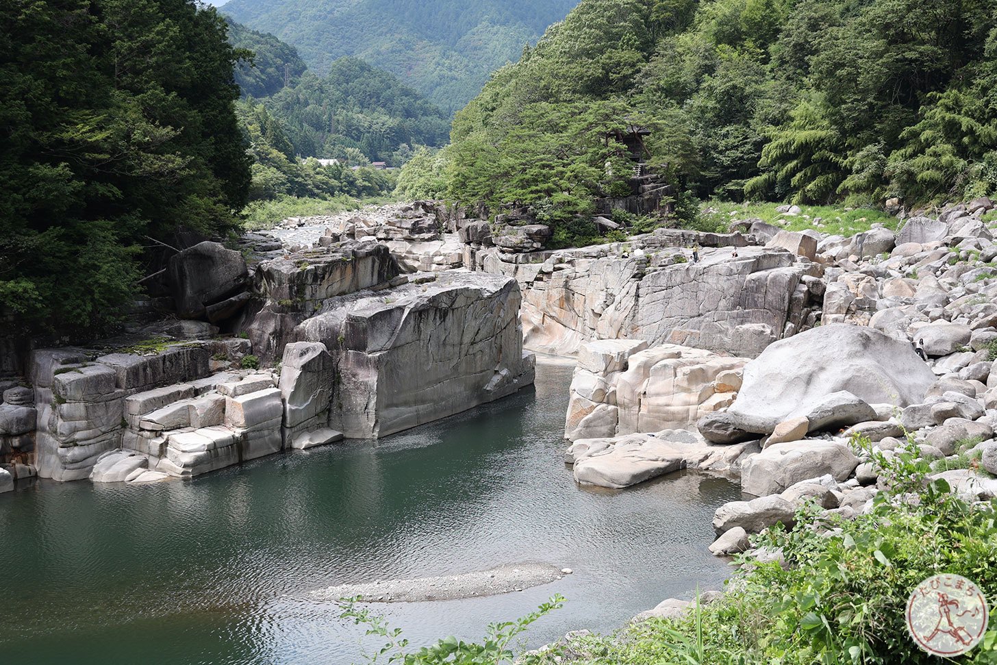 寝覚の床から浦島堂まで散策